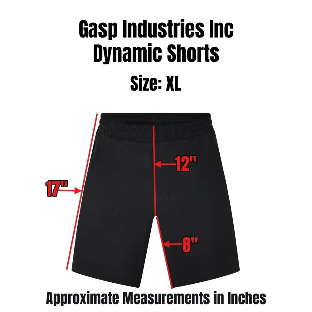 GASP Industries Dynamic Shorts Mens XL Black 8